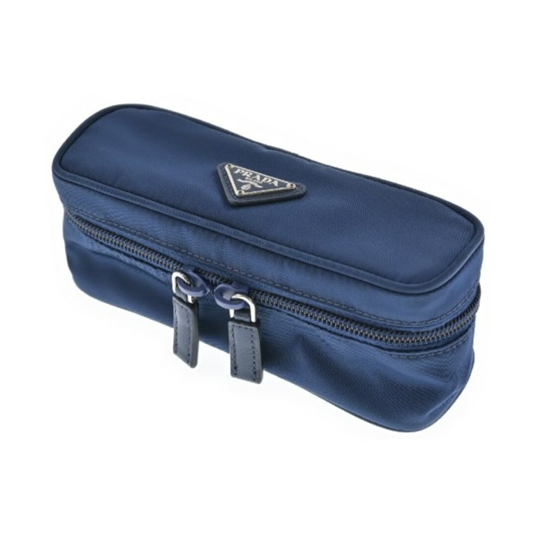 PRADA プラダ ポーチ - 青 【古着】 PRADA プラダ ポーチ - 青 【古着】