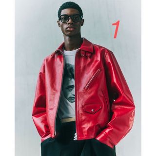 サイズ1】sacai 25ss 重々しく Leather Jacket レザージャケット サイズ1】sacai 25ss 重々しく Leather Jacket レザージャケット