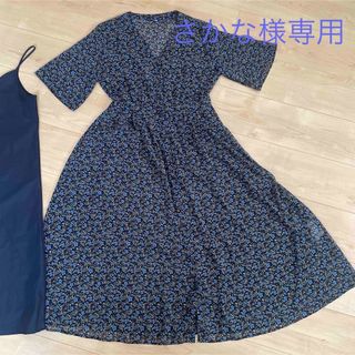 ユニクロ(UNIQLO)のユニクロ　ワンピース　Ｍ(ロングワンピース/マキシワンピース)
