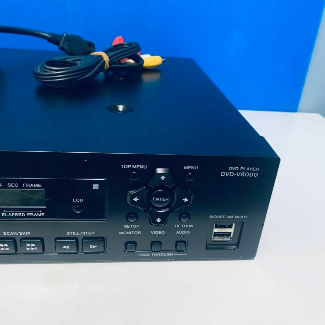 完動品 パイオニア 業務用DVDビデオプレーヤー DVD-V8000 完動品 パイオニア 業務用DVDビデオプレーヤー DVD-V8000