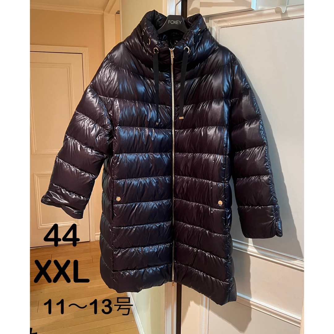 HERNO - セール☆美品ヘルノ ハイカラーダウン ダークネイビー44 HERNO - セール☆美品ヘルノ ハイカラーダウン ダークネイビー44