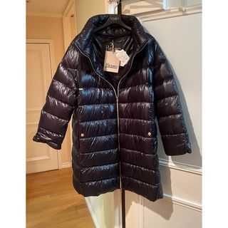 HERNO - セール☆美品ヘルノ ハイカラーダウン ダークネイビー44 HERNO - セール☆美品ヘルノ ハイカラーダウン ダークネイビー44