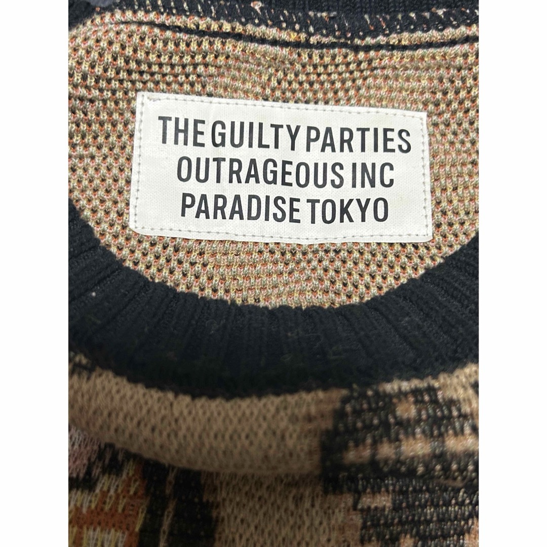 ワコマリア GUILTYPARTIES トラ柄ニット ワコマリア GUILTYPARTIES トラ柄ニット