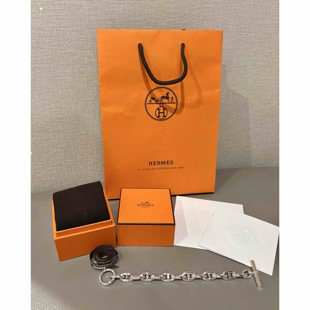 エルメス ブレスレット シェーヌダンクル GM 13コマ 箱 保証書 エルメス ブレスレット シェーヌダンクル GM 13コマ 箱 保証書