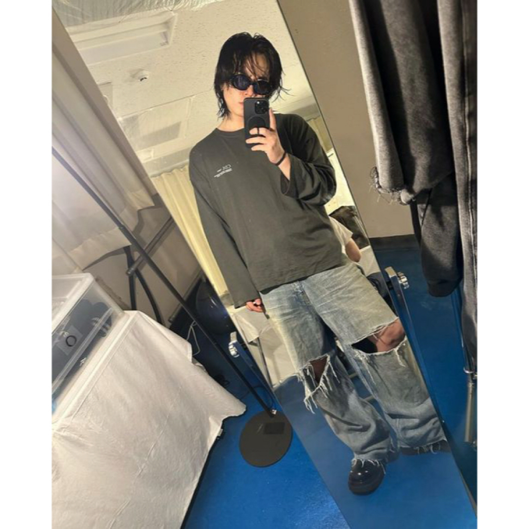 BALENCIAGA - BALENCIAGA DESTROYED SKATER JEANS の通販 by BALENCIAGA - BALENCIAGA DESTROYED SKATER JEANS の通販 by