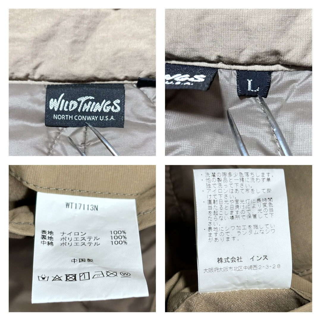WILDTHINGS - ワイルドシングス type M-65 プリマロフトコートの WILDTHINGS - ワイルドシングス type M-65 プリマロフトコートの
