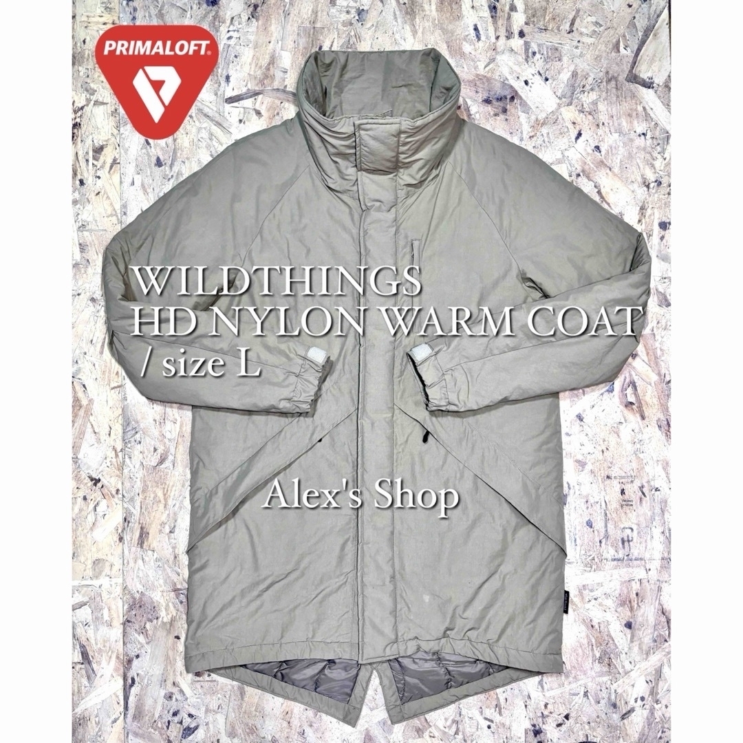 WILDTHINGS - ワイルドシングス type M-65 プリマロフトコートの WILDTHINGS - ワイルドシングス type M-65 プリマロフトコートの