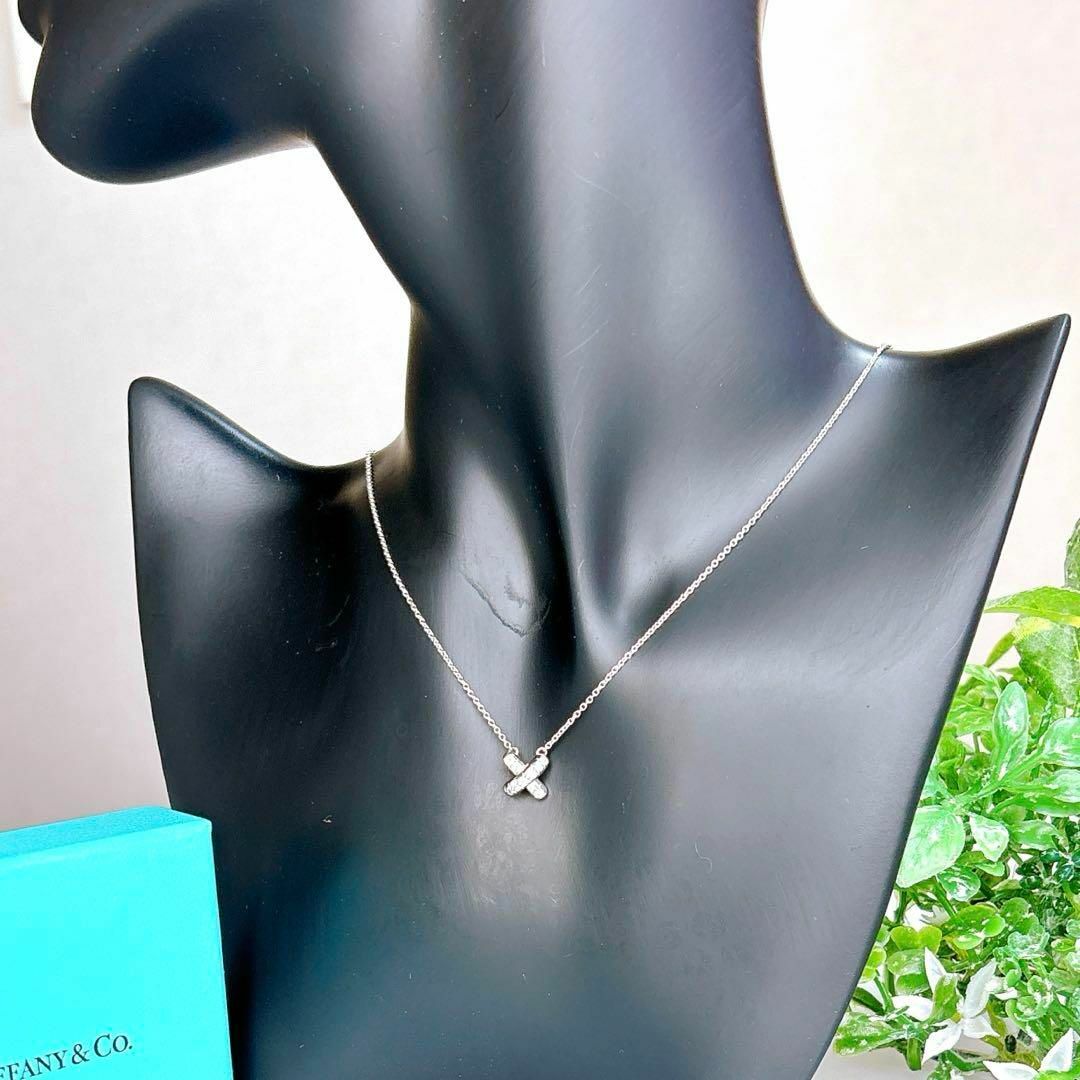美品❣ ティファニー クロスステッチ ダイヤモンド プラチナ 美品❣ ティファニー クロスステッチ ダイヤモンド プラチナ