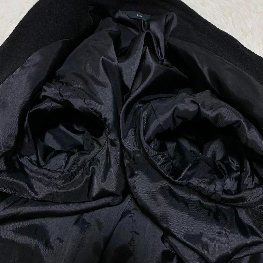 美品】hevo イーヴォ チェスターコート 4L 3XL 黒 ブラック 54 美品】hevo イーヴォ チェスターコート 4L 3XL 黒 ブラック 54