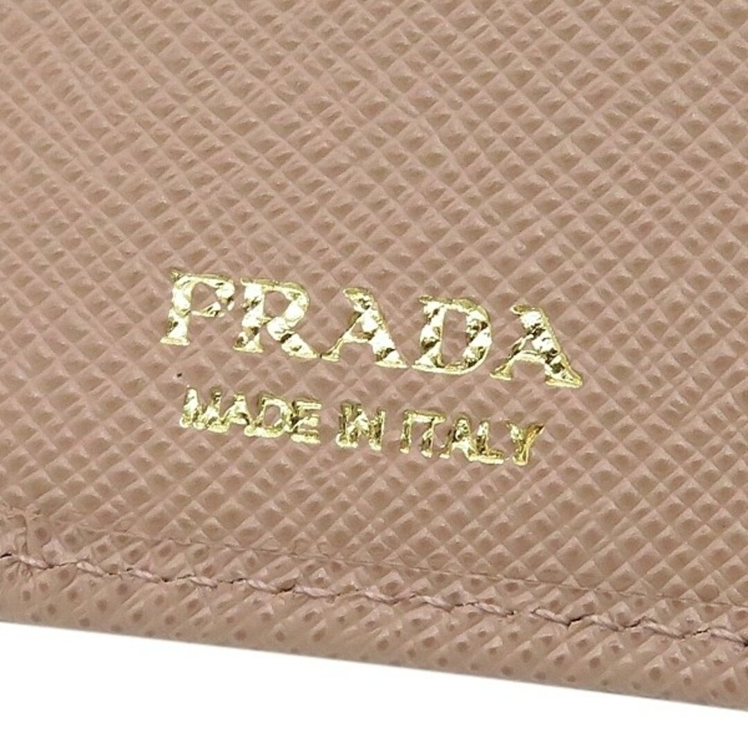 プラダ PRADA 二つ折り財布 ピンクベーシュ 新品 未使用 プラダ PRADA 二つ折り財布 ピンクベーシュ 新品 未使用
