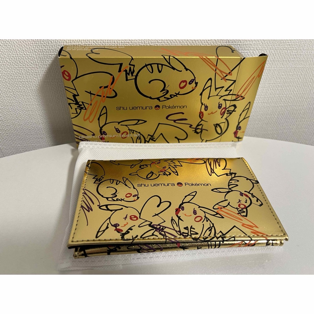 新品未使用】シュウウエムラ ポケモン ピカチュウ ブラシセット 新品未使用】シュウウエムラ ポケモン ピカチュウ ブラシセット