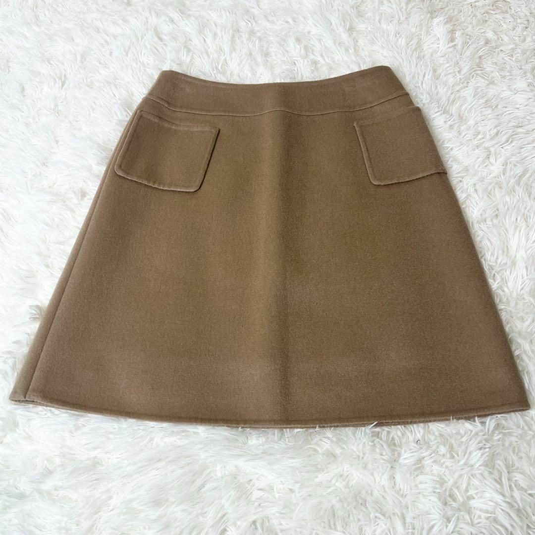 極美品 FOXEY フォクシー カシミヤ100% 可愛いスカート キャメル 極美品 FOXEY フォクシー カシミヤ100% 可愛いスカート キャメル