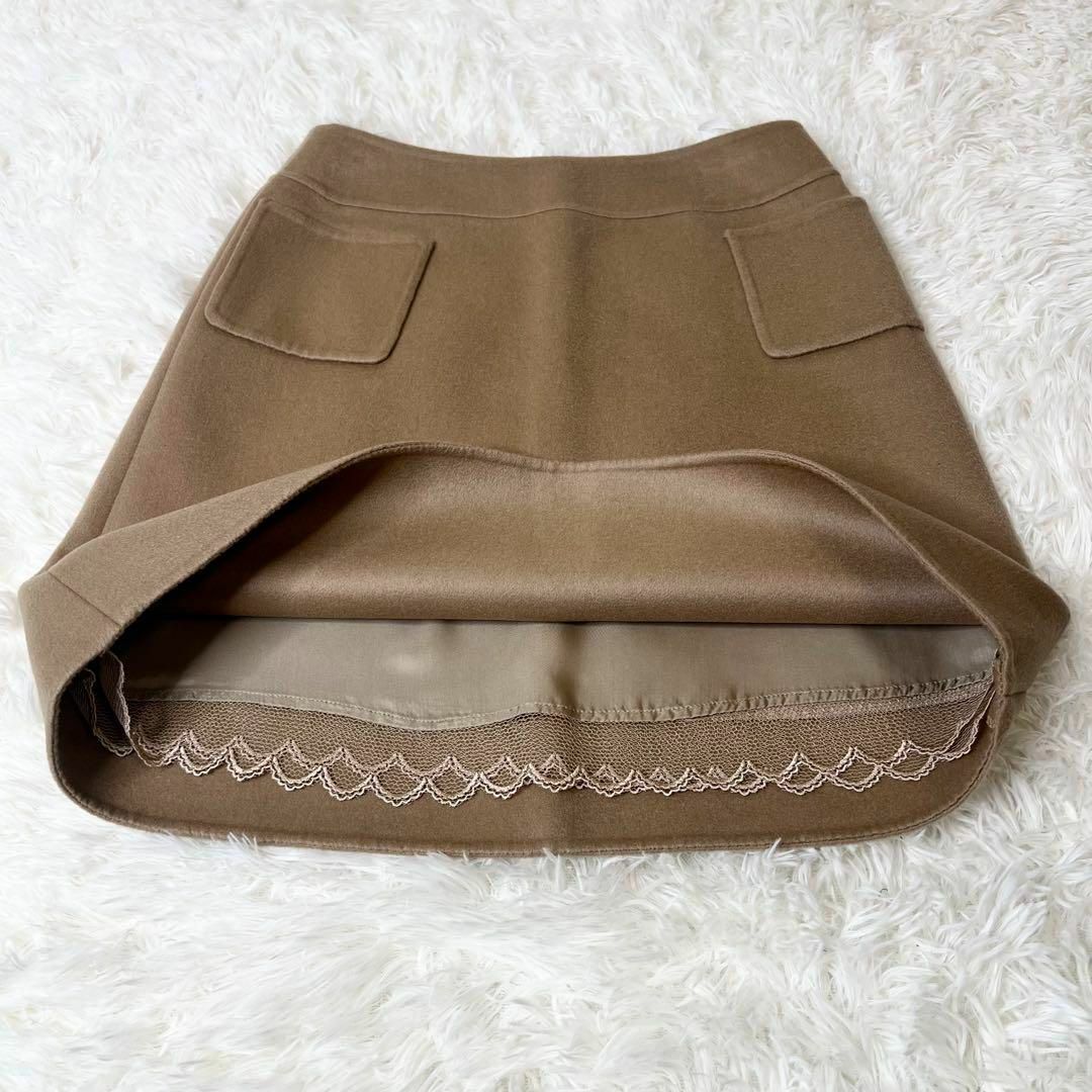 極美品 FOXEY フォクシー カシミヤ100% 可愛いスカート キャメル 38 極美品 FOXEY フォクシー カシミヤ100% 可愛いスカート キャメル 38