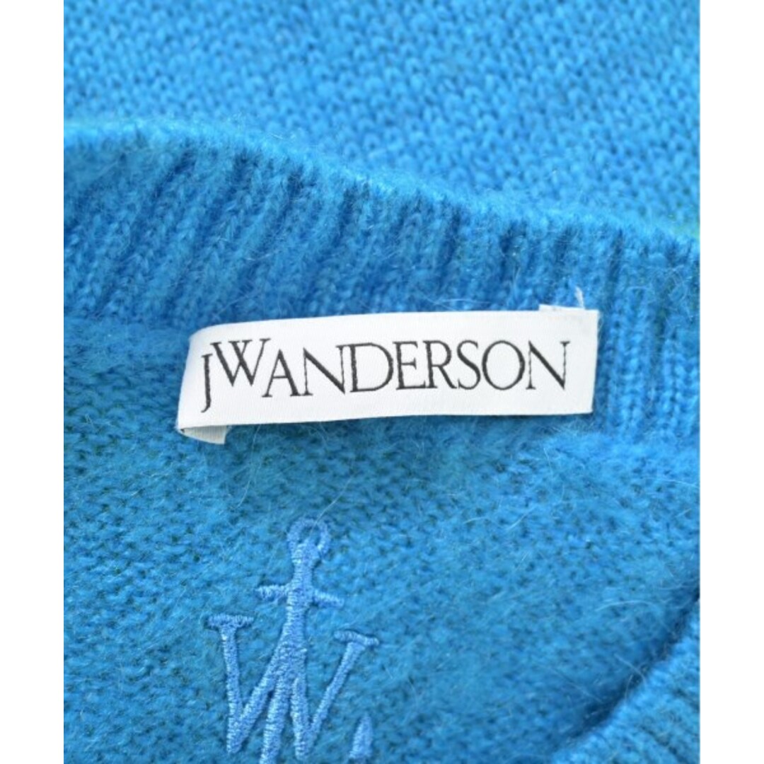 J.W.ANDERSON - JW Anderson ニット・セーター M 青x黄緑 J.W.ANDERSON - JW Anderson ニット・セーター M 青x黄緑