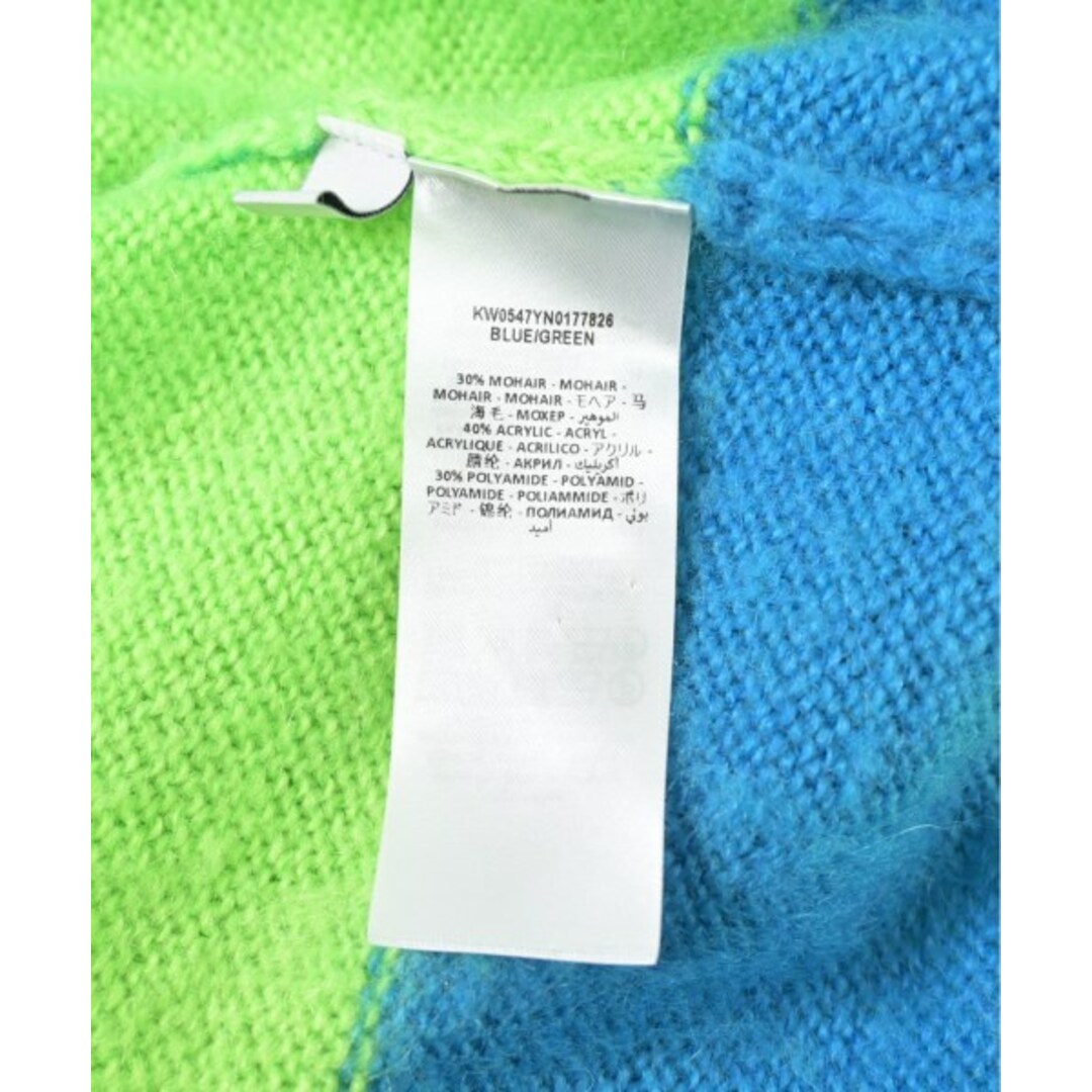 J.W.ANDERSON - JW Anderson ニット・セーター M 青x黄緑 J.W.ANDERSON - JW Anderson ニット・セーター M 青x黄緑
