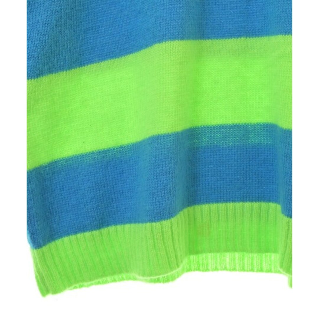 J.W.ANDERSON - JW Anderson ニット・セーター M 青x黄緑 J.W.ANDERSON - JW Anderson ニット・セーター M 青x黄緑