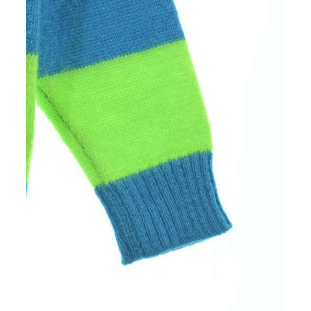 J.W.ANDERSON - JW Anderson ニット・セーター M 青x黄緑 J.W.ANDERSON - JW Anderson ニット・セーター M 青x黄緑