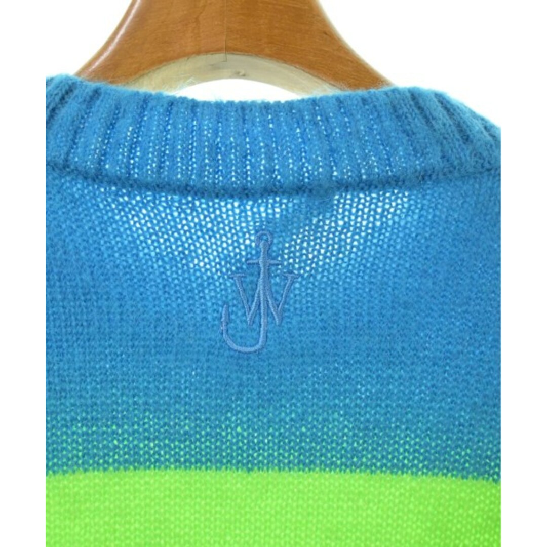 J.W.ANDERSON - JW Anderson ニット・セーター M 青x黄緑 J.W.ANDERSON - JW Anderson ニット・セーター M 青x黄緑