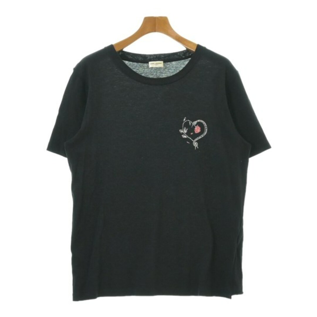 SAINT LAURENT PARIS Tシャツ・カットソー S 黒 【古着】 SAINT LAURENT PARIS Tシャツ・カットソー S 黒 【古着】