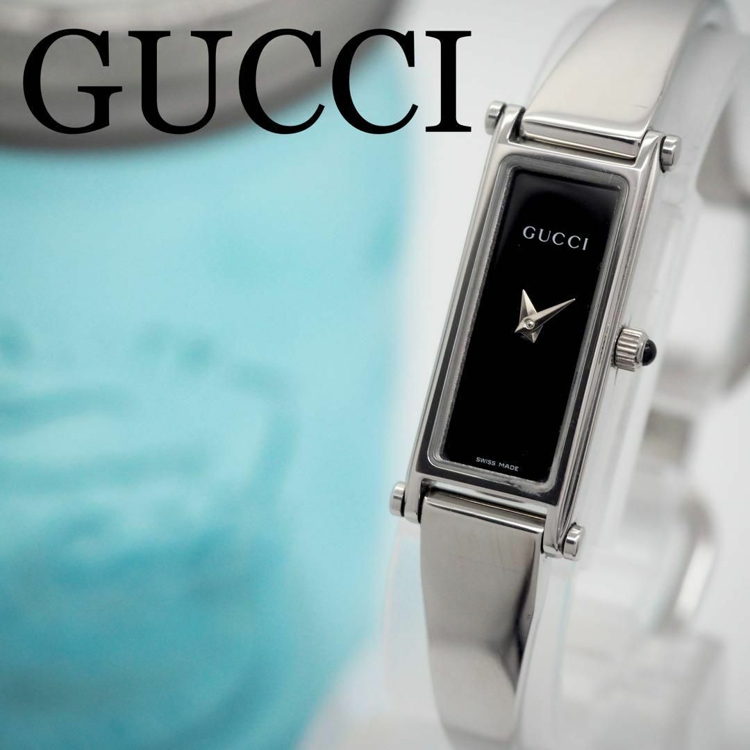 GUCCI - 702 GUCCI レディース腕時計 バングル 1500L シルバー GUCCI - 702 GUCCI レディース腕時計 バングル 1500L シルバー