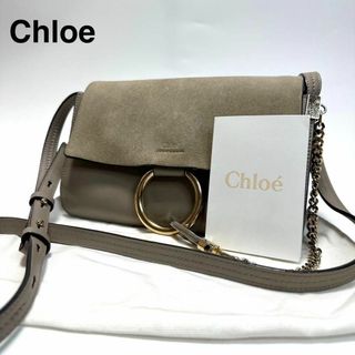 Chloe - i15【美品】保存袋付 クロエ フェイ レザ スエード Chloe - i15【美品】保存袋付 クロエ フェイ レザ スエード