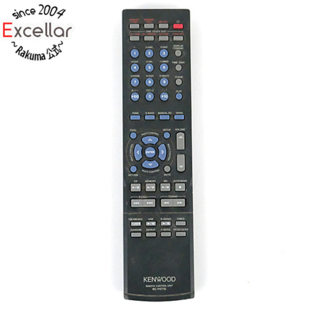 KENWOOD - KENWOOD オーディオ用リモコン RC-F0710 本体いたみの KENWOOD - KENWOOD オーディオ用リモコン RC-F0710 本体いたみの