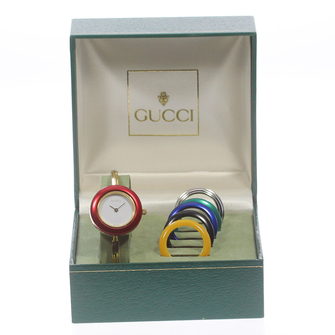 グッチ GUCCI 11/12.2 チェンジベゼル クォーツ レディース 内箱 グッチ GUCCI 11/12.2 チェンジベゼル クォーツ レディース 内箱