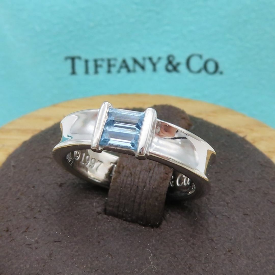 Tiffany & Co. - ティファニー ホワイト ゴールド 2P アクア Tiffany & Co. - ティファニー ホワイト ゴールド 2P アクア