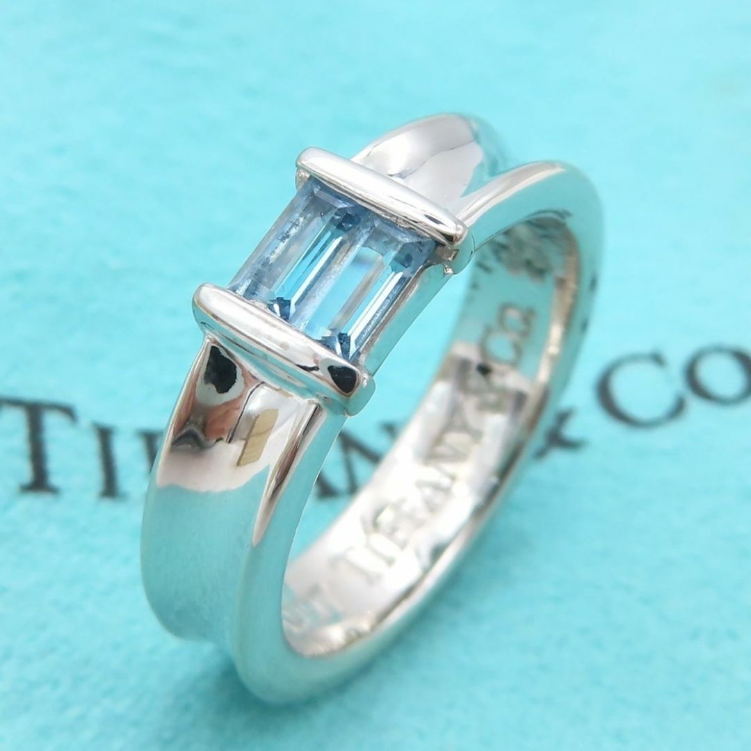 Tiffany & Co. - ティファニー ホワイト ゴールド 2P アクア Tiffany & Co. - ティファニー ホワイト ゴールド 2P アクア