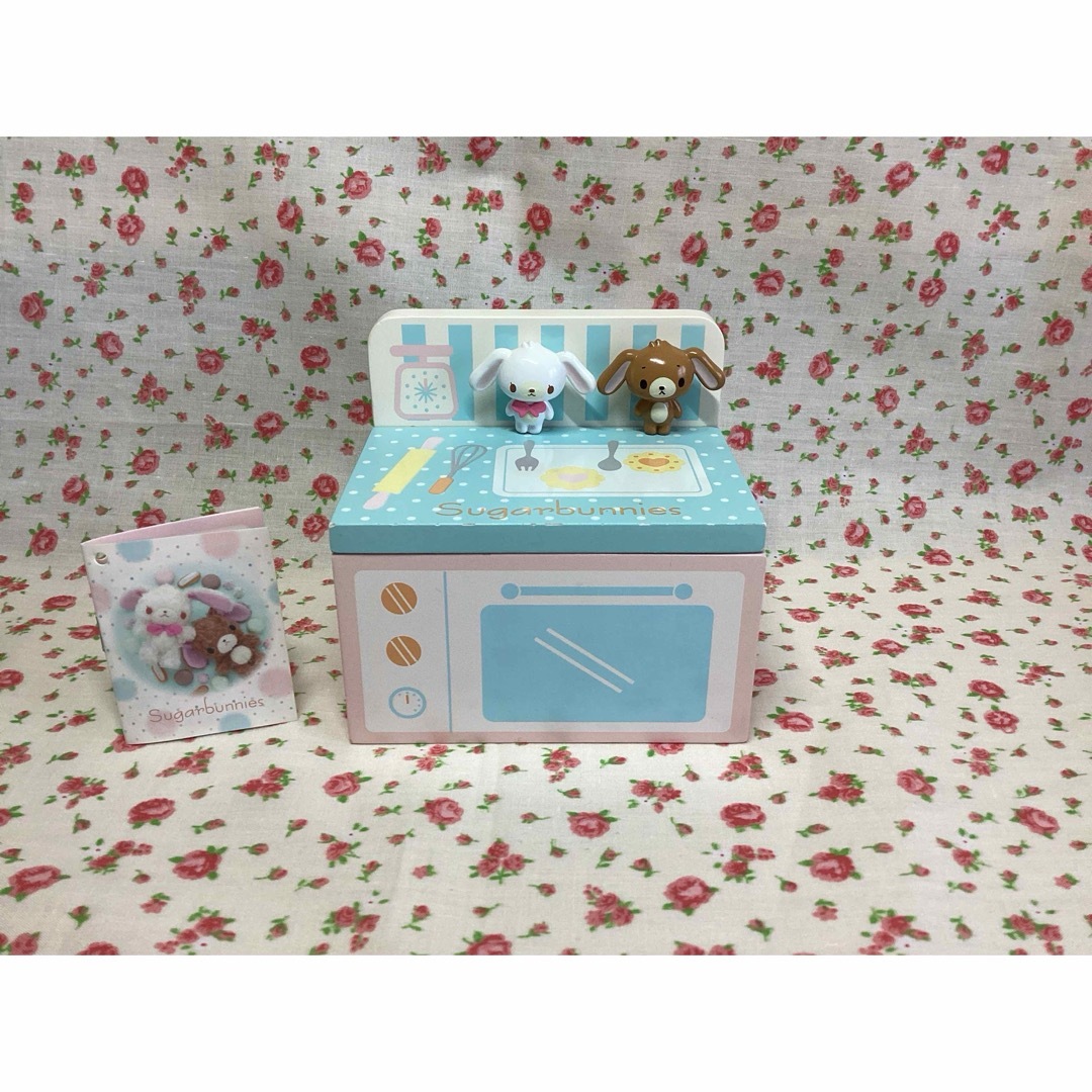 良品】サンリオ シュガーバニーズ キッチン 木製 小物入れ 良品】サンリオ シュガーバニーズ キッチン 木製 小物入れ