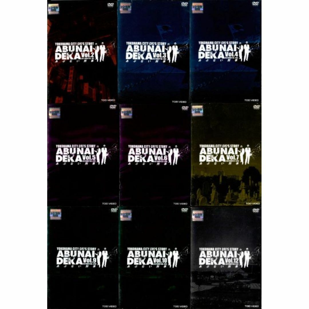 rd09414※【訳あり商品】〈未完セット〉あぶない刑事（２～１２巻）※８、１１巻ジャケットなしです。中古DVD
