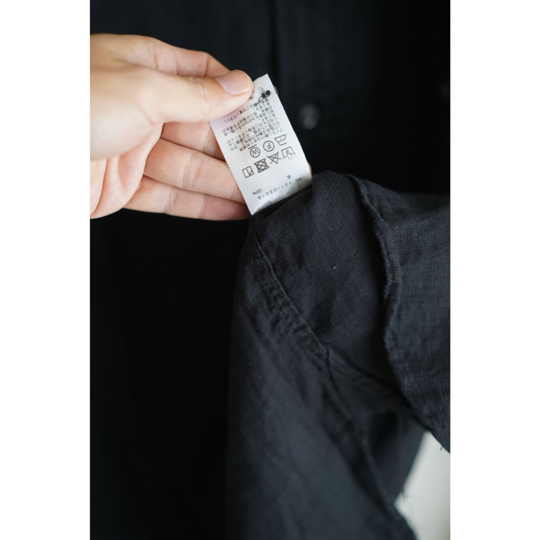 COMOLI リネンWクロス プルオーバーシャツ size3 COMOLI リネンWクロス プルオーバーシャツ size3