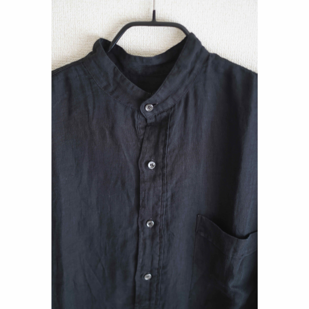 COMOLI リネンWクロス プルオーバーシャツ size3 COMOLI リネンWクロス プルオーバーシャツ size3
