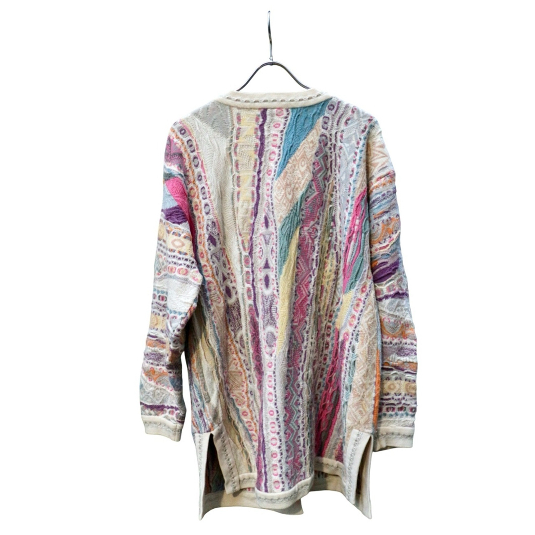 COOGI クージー 3Dニット ガウン カーディガン デザインニット COOGI クージー 3Dニット ガウン カーディガン デザインニット