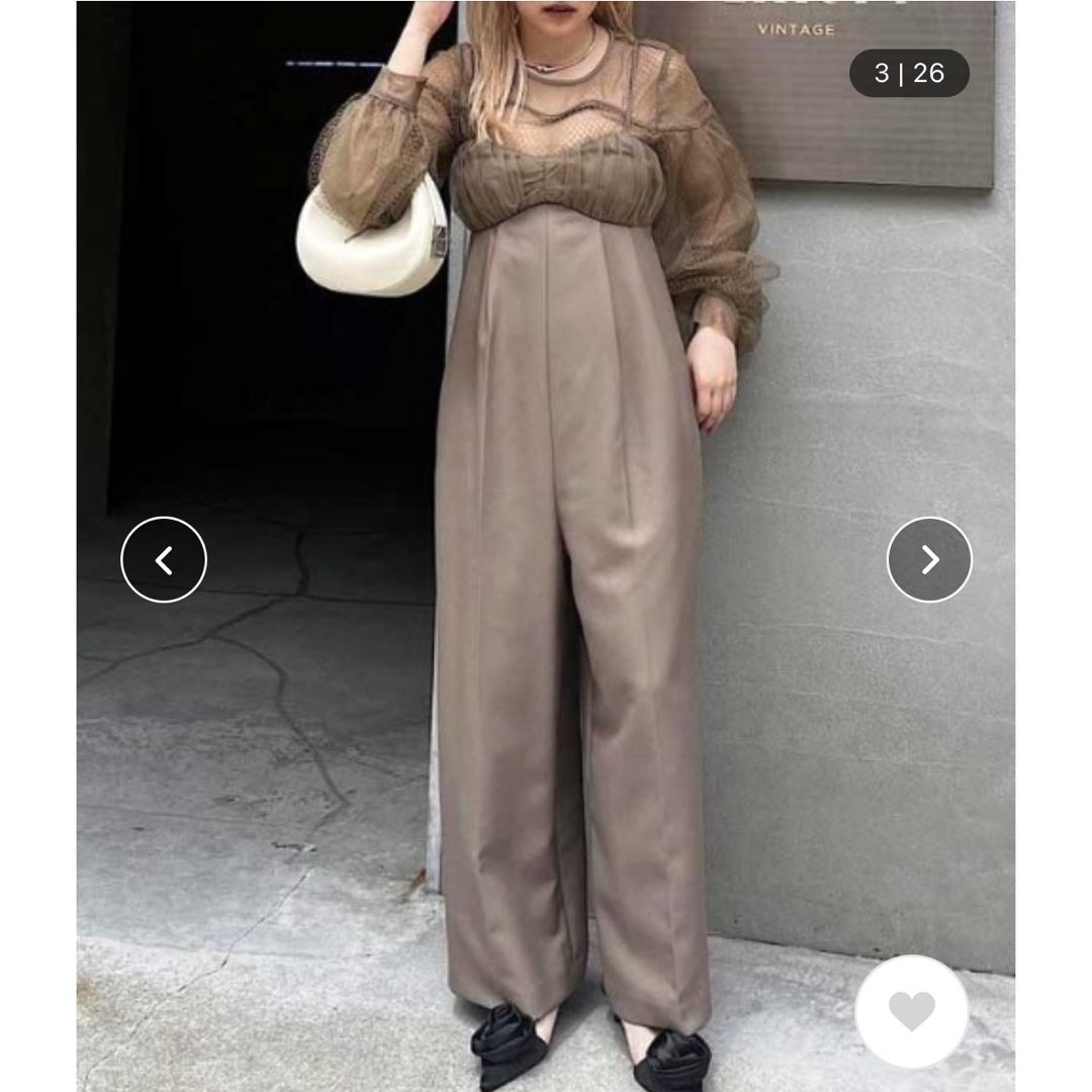 Ameri VINTAGE - AMERI ネットチュールトップレイヤード Ameri VINTAGE - AMERI ネットチュールトップレイヤード