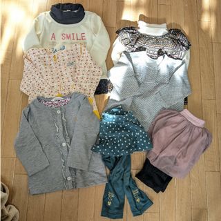 冬物 (女の子)子供服90cm 7着 まとめ売り(その他)