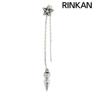 Chrome Hearts - クロムハーツ  CHAIN SPIKE DROP STAR シルバーピアス メンズ  ※12/28～1/6 発送・問い合わせ遅延