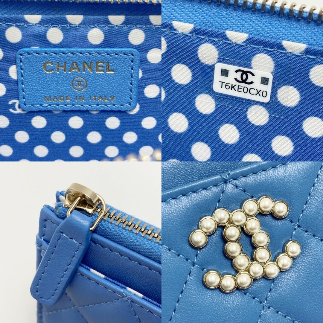 CHANEL - CHANEL シャネル マトラッセ フェイクパール カード CHANEL - CHANEL シャネル マトラッセ フェイクパール カード