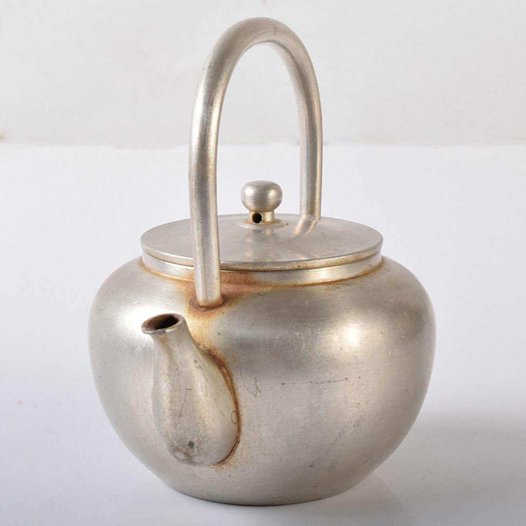 煎茶道具 本錫 急須 湯沸かし 約295g 共箱 V R8219 煎茶道具 本錫 急須 湯沸かし 約295g 共箱 V R8219