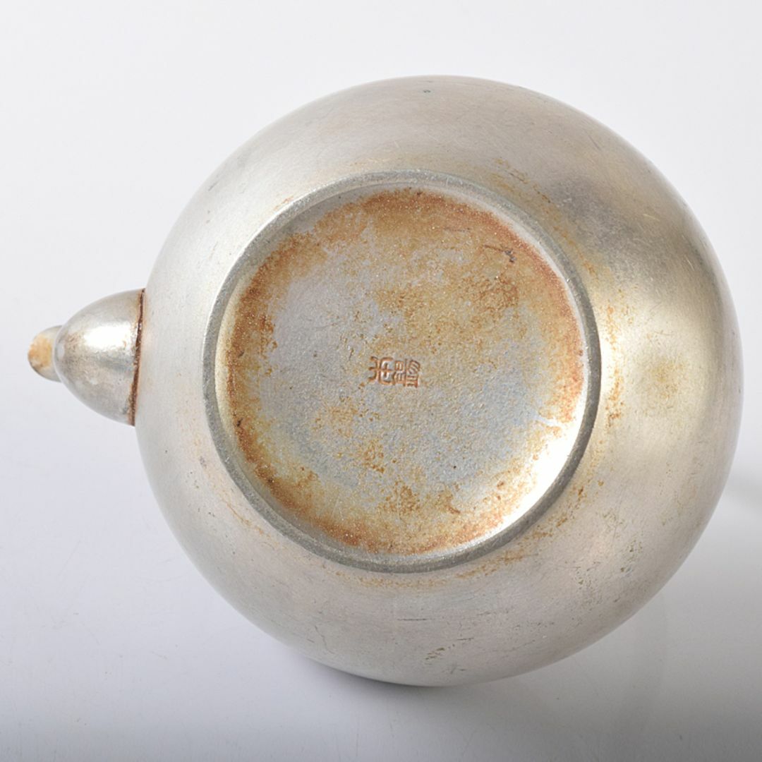 煎茶道具 本錫 急須 湯沸かし 約295g 共箱 V R8219 煎茶道具 本錫 急須 湯沸かし 約295g 共箱 V R8219