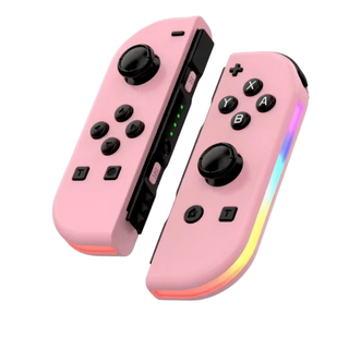 【最安値】Switch Joycon コントローラー 桃　ピンク(その他)