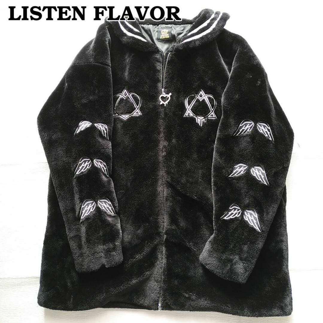 LISTEN FLAVOR リッスンフレーバー エンジェルセーラーボアブルゾン LISTEN FLAVOR リッスンフレーバー エンジェルセーラーボアブルゾン