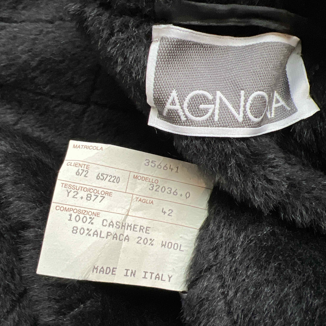 Agnona - 美品 ANGNONA アニオナ カシミヤ100 コート ファー Agnona - 美品 ANGNONA アニオナ カシミヤ100 コート ファー