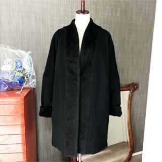 Agnona - 美品 ANGNONA アニオナ カシミヤ100 コート ファー Agnona - 美品 ANGNONA アニオナ カシミヤ100 コート ファー