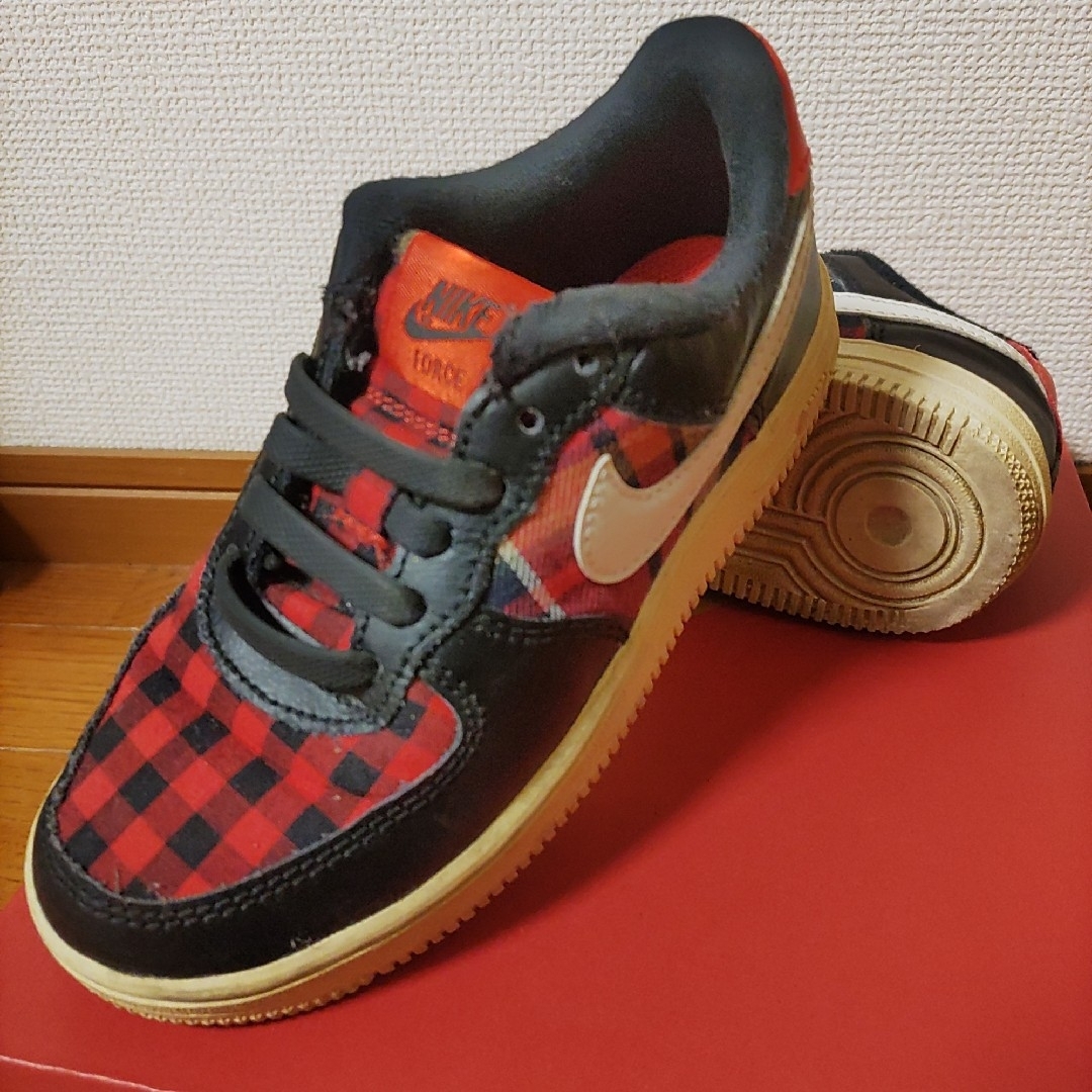 NIKE - NIKEナイキAF1キッズKIDSエアフォースワン17cm子供LV8赤 NIKE - NIKEナイキAF1キッズKIDSエアフォースワン17cm子供LV8赤
