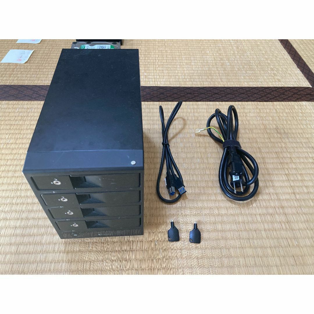 裸族のインテリジェントビルCRIB35EU3 ＆WD30EZR 3.0TＢｘ5台