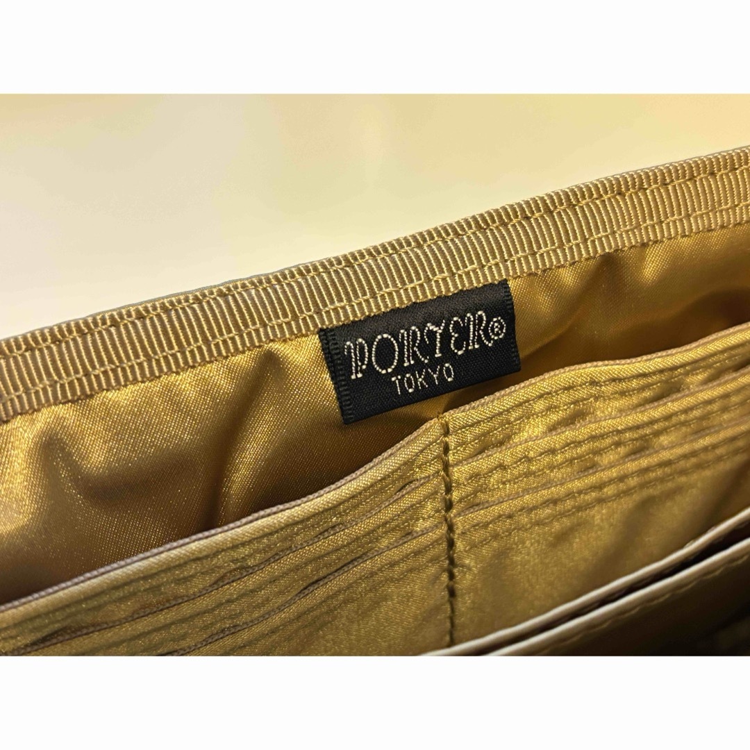 PORTER - コラボ/PORTER/財布/別注/タンカー/BEAMS/ゴールド PORTER - コラボ/PORTER/財布/別注/タンカー/BEAMS/ゴールド