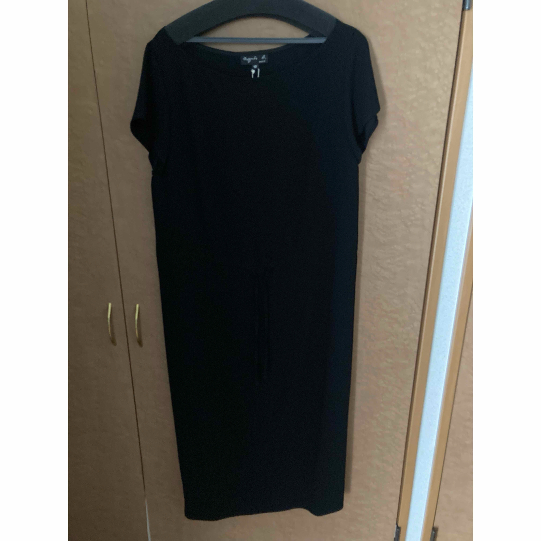 agnès b. アニエスベー ワンピース ブラック 黒 レディース40 L agnès b. アニエスベー ワンピース ブラック 黒 レディース40 L