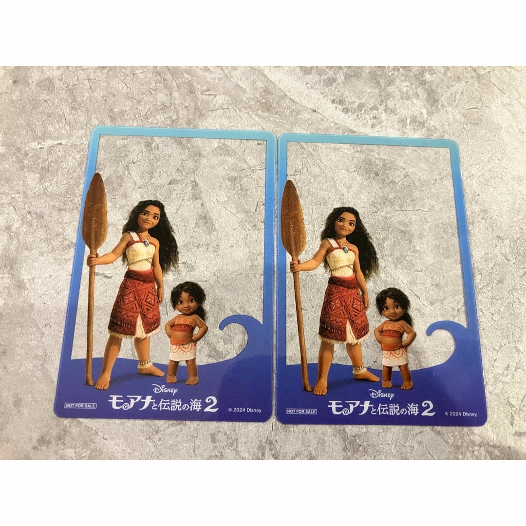 モアナ2映画特典 2枚セット エンタメ/ホビーのDVD/ブルーレイ(アニメ)の商品写真