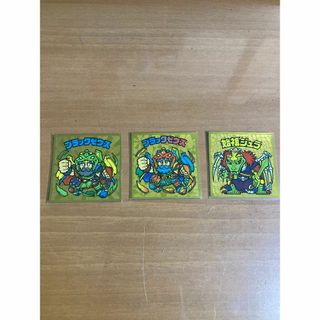 ビックリマン(bikkuriman（LOTTE）)のビックリマン伝説４　ブラックゼウス（赤目、白目）＆始祖ジュラ(その他)